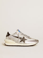 Women’s Marathon with silver ripstop nylon upper and black star