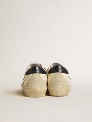 Hi Star in nappa with Swarovski crystal star and dark blue leather heel tab