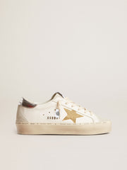 Hi Star with Swarovski crystal star and silver leather heel tab