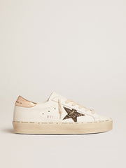 Hi Star  with black and gold glitter star and gold heel tab