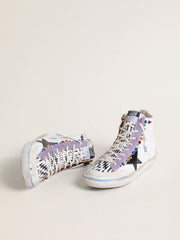Women’s Francy Penstar LAB with black leather star and multicolor studs