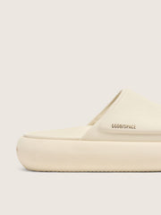 Women's Space-Star slip-ons in white leather