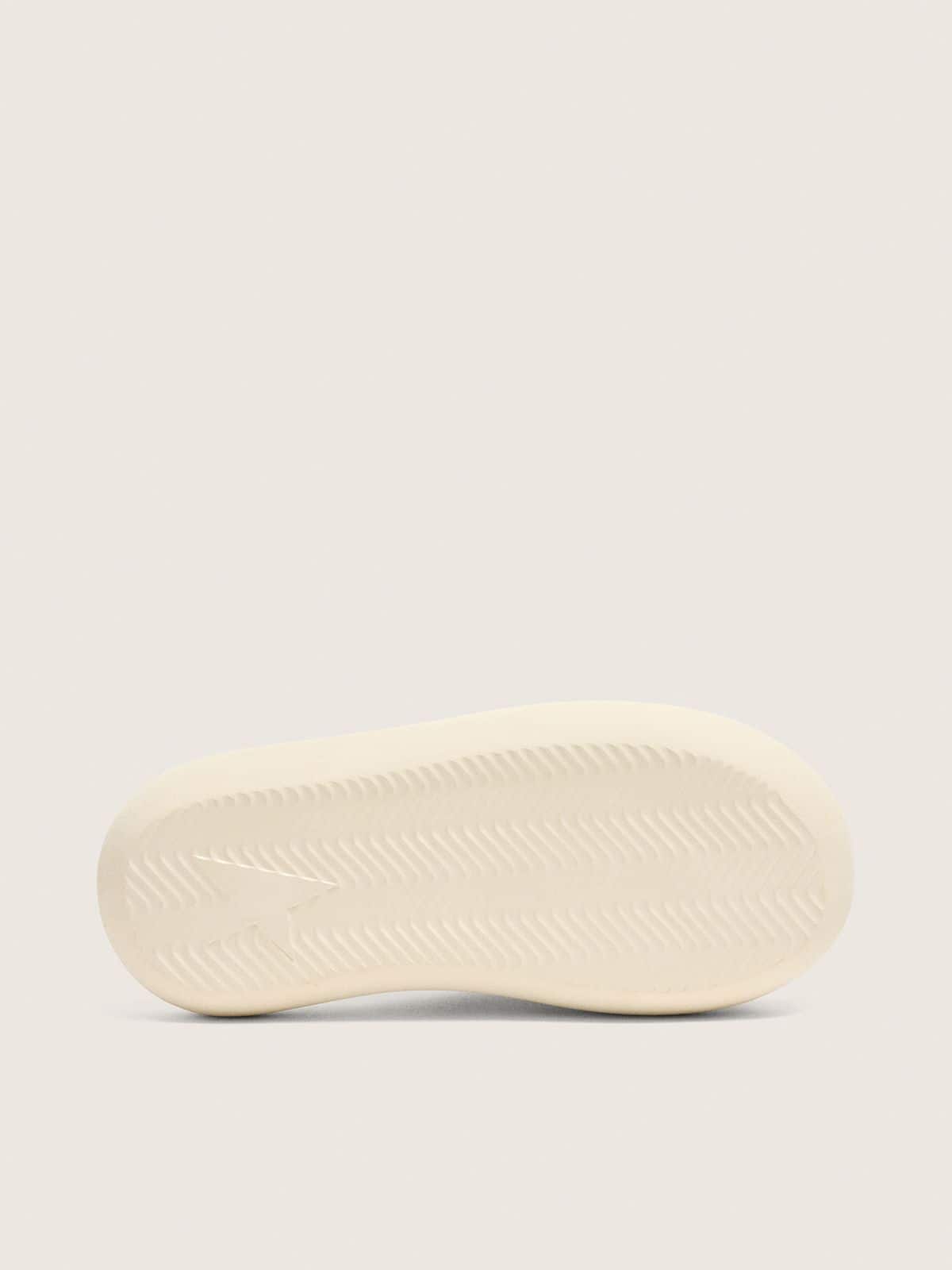 Women's Space-Star slip-ons in white leather