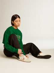 Women’s Ball Star  in nappa and suede with glitter star and black heel tab