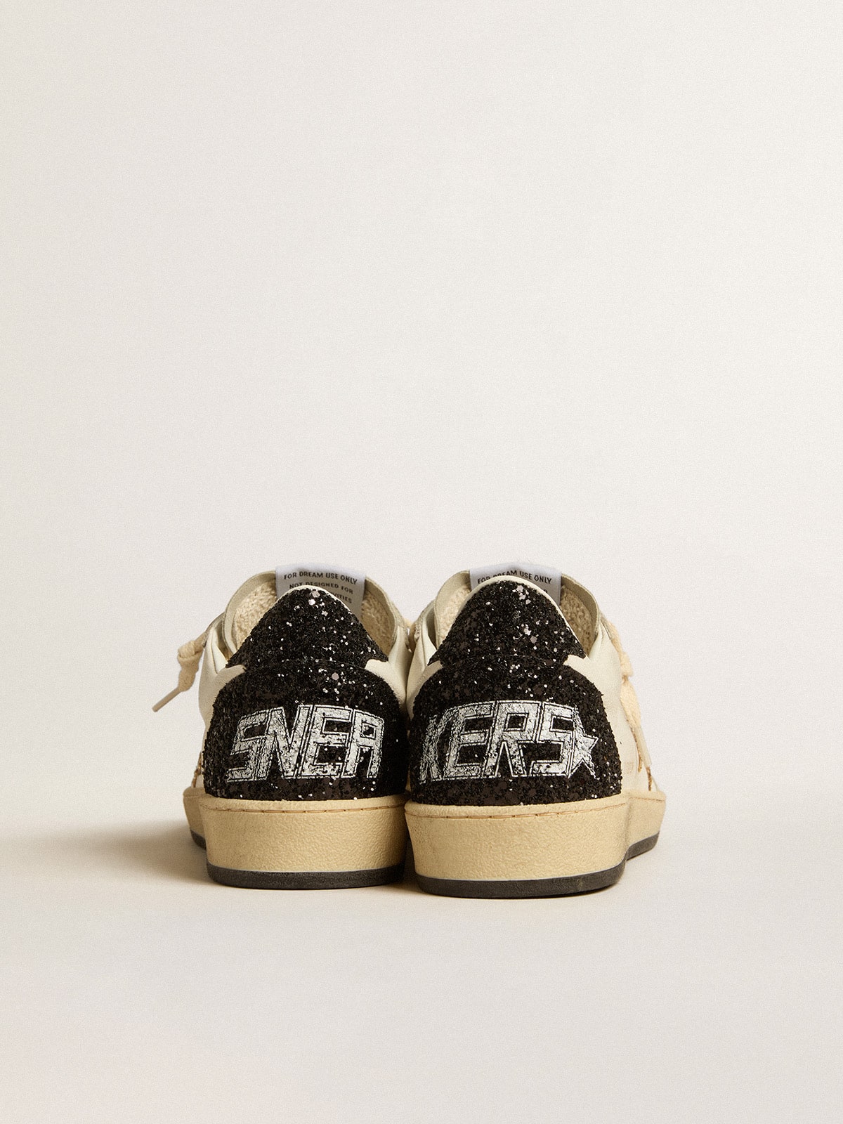 Women’s Ball Star  in nappa and suede with glitter star and black heel tab