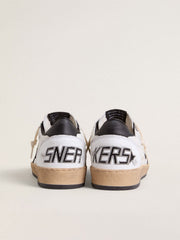 Women's Ball Star in nappa with black star and black heel tab