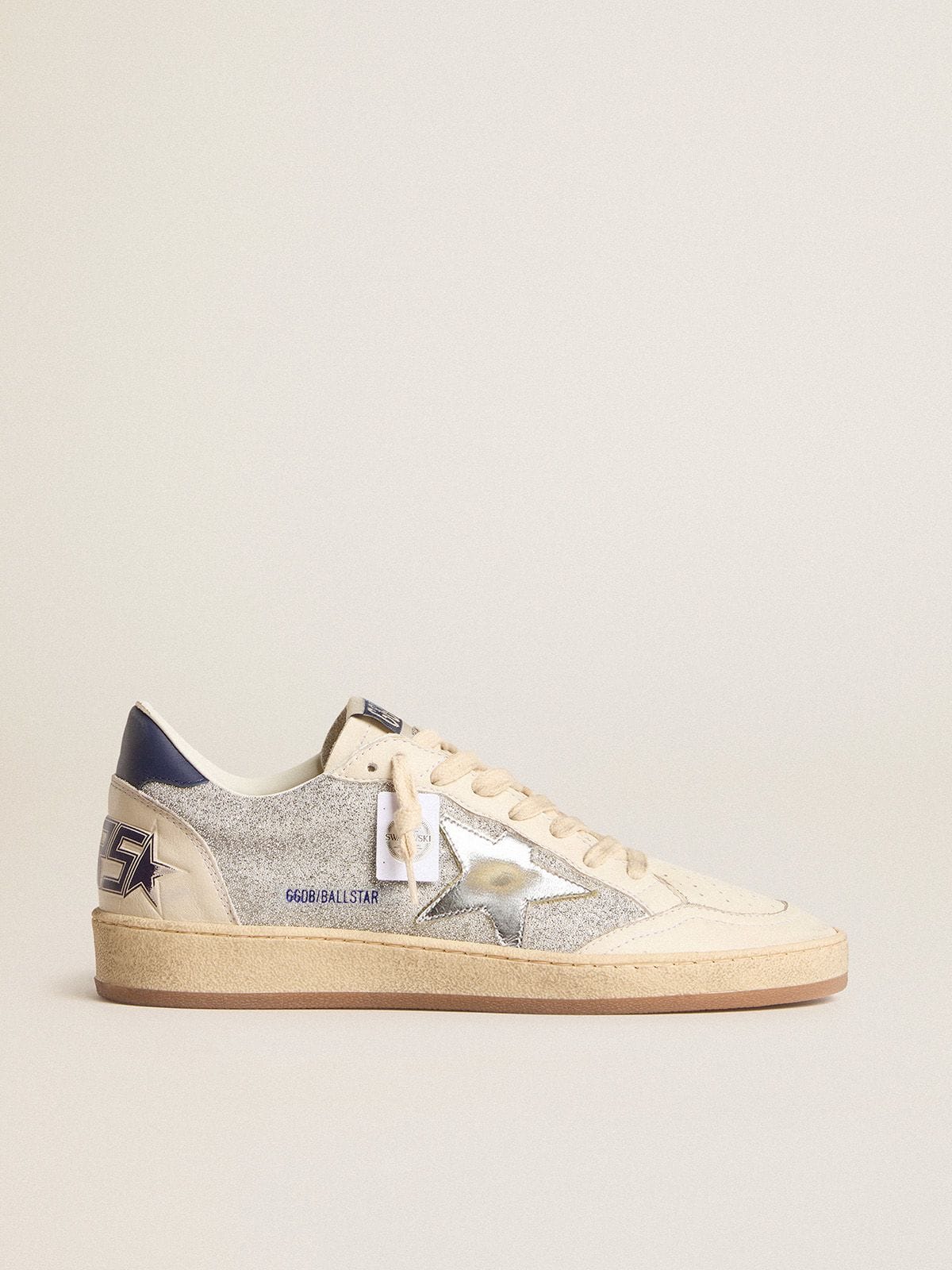 Women's Ball Star LTD in Swarovski crystals and leather with gold laminated star