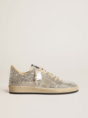 Women’s Ball Star  with Swarovski crystals and gray suede star