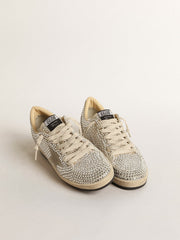 Women’s Ball Star  with Swarovski crystals and gray suede star