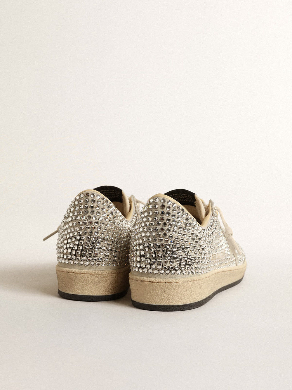 Women’s Ball Star  with Swarovski crystals and gray suede star