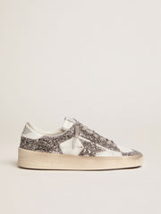 Women’s Stardan sneakers with silver glitter | Golden Goose