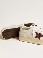Women's Stardan in nappa with glitter star and metallic leather heel tab