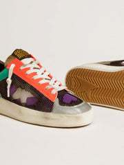 Women's Stardan LAB in patent leather and mesh with rubber star