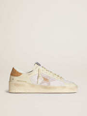 Women's Stardan LTD with beige leather star and crocodile beige leather heel tab