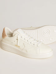 Purestar with leather star and suede heel tab with Swarovski crystals