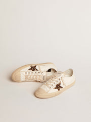 V-Star  in nappa with pony skin star and silver heel tab
