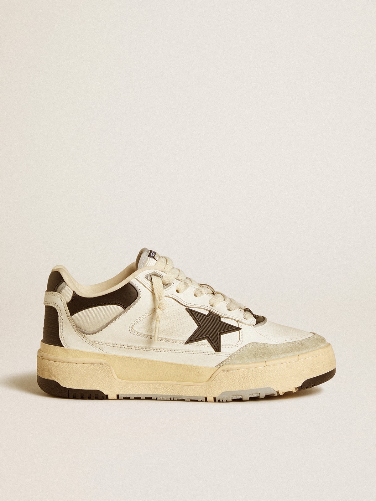 Women’s Forty2 with black star and black leather heel tab