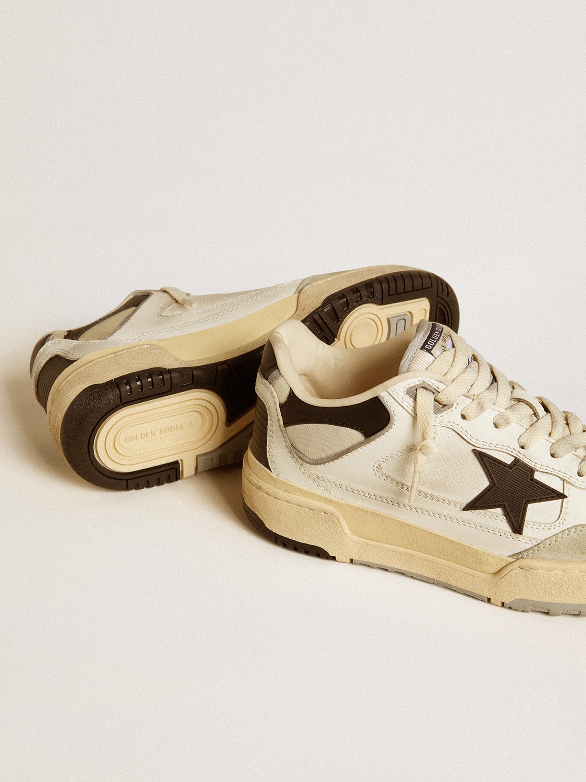 Women’s Forty2 with black star and black leather heel tab