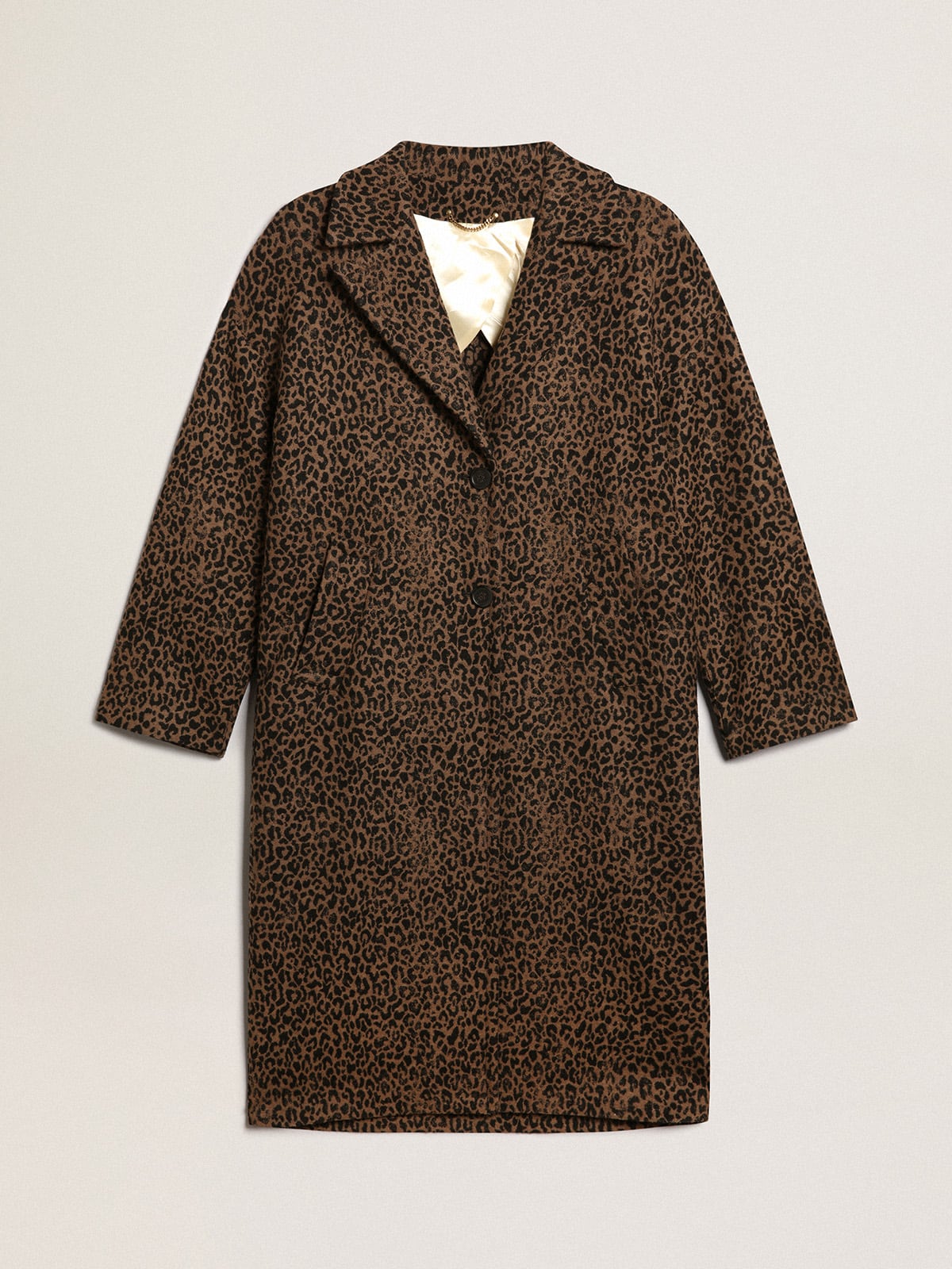 Women’s wool cocoon coat | Golden Goose
