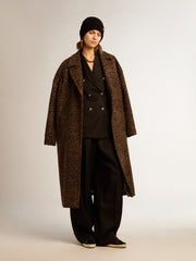 Women’s wool cocoon coat | Golden Goose