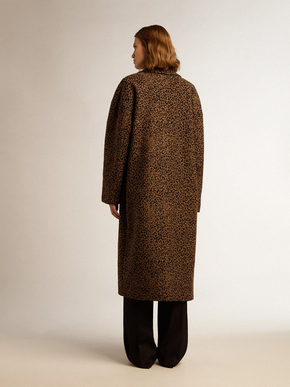 Women’s wool cocoon coat | Golden Goose