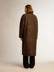 Women’s wool cocoon coat | Golden Goose