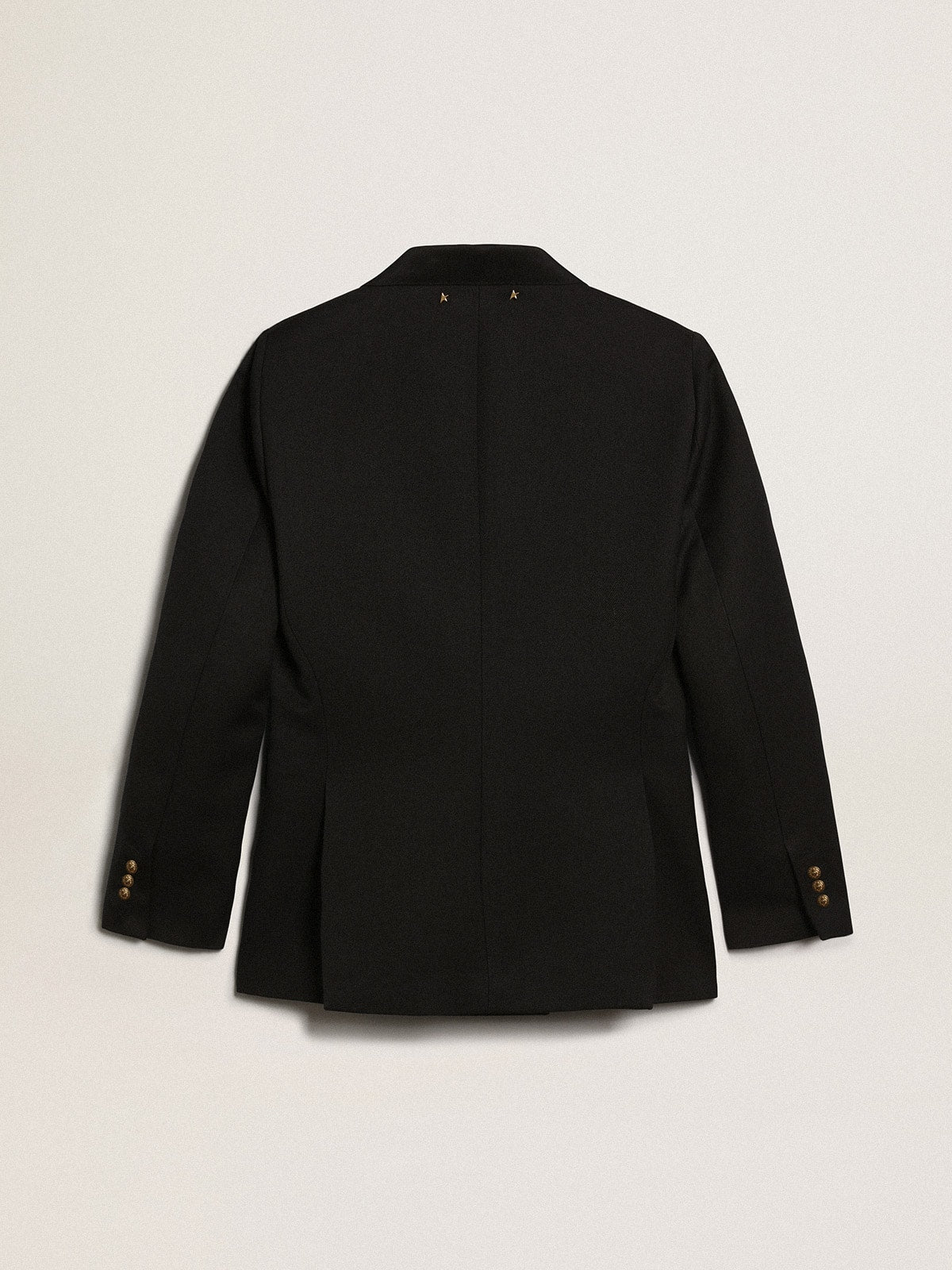 Women's double-breasted blue blazer | Golden Goose