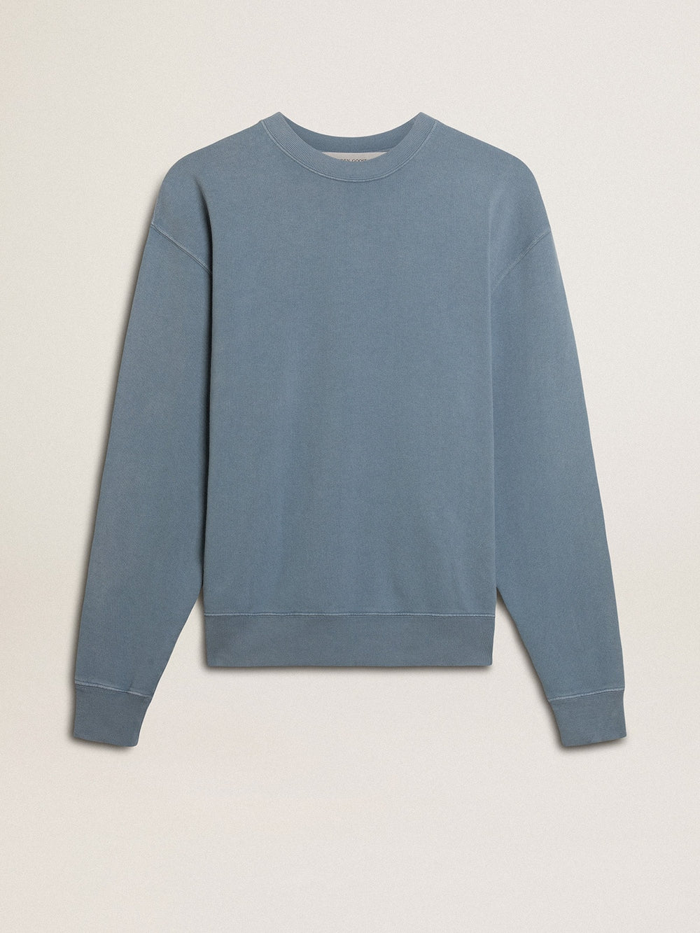 Baby blue sweatshirt with reverse logo on the back - Jersey Capsule