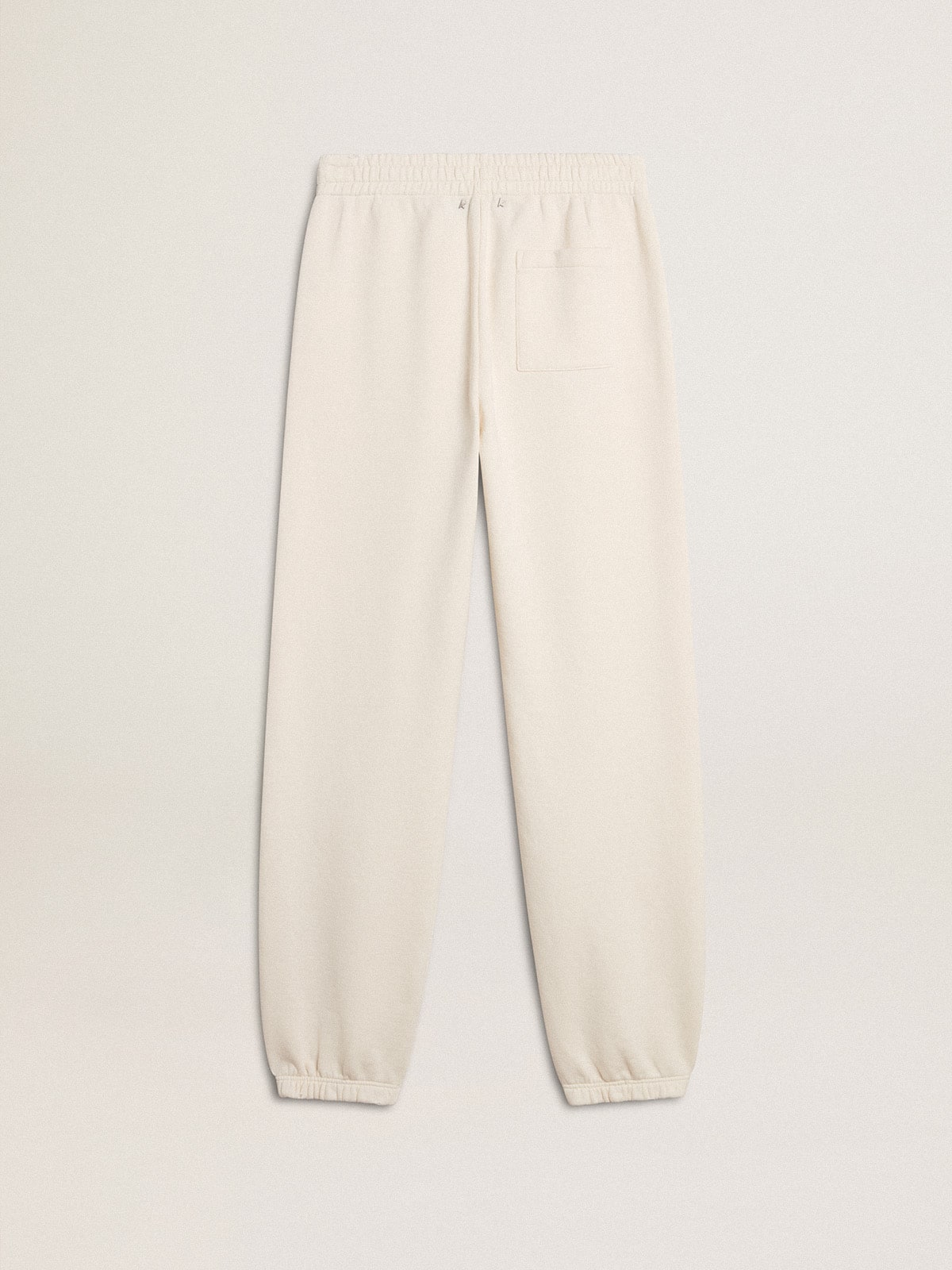 White joggers