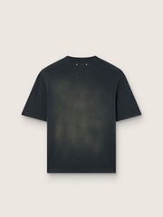 Unisex T-shirt in black cotton jersey with embroidered logo