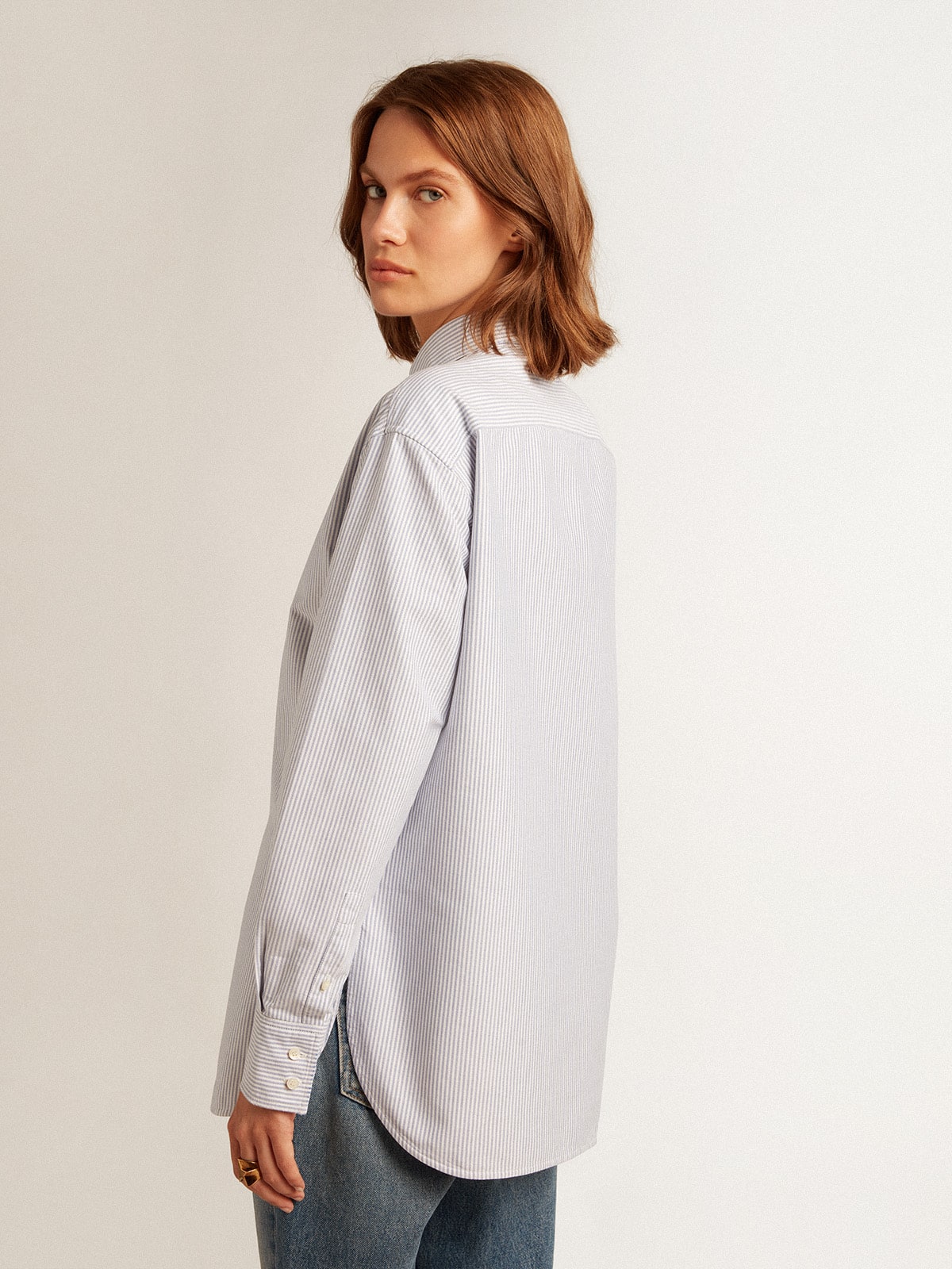 Women’s striped shirt | Golden Goose
