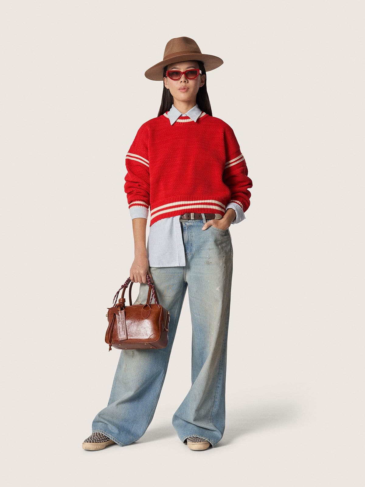Women’s striped shirt | Golden Goose