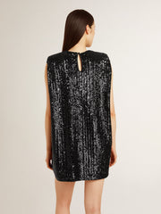 Women’s black sequin dress