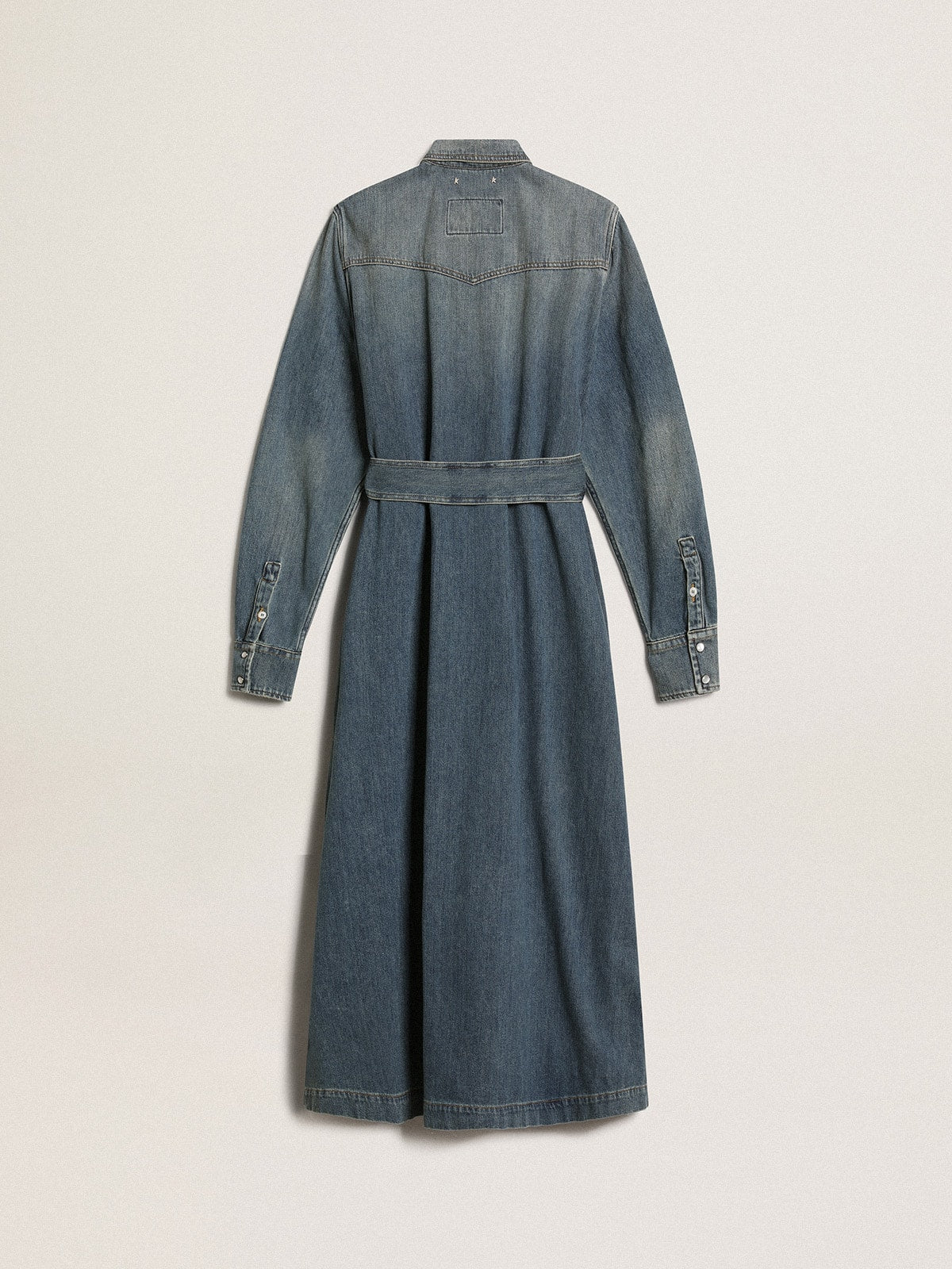 Women’s denim shirt dress | Golden Goose