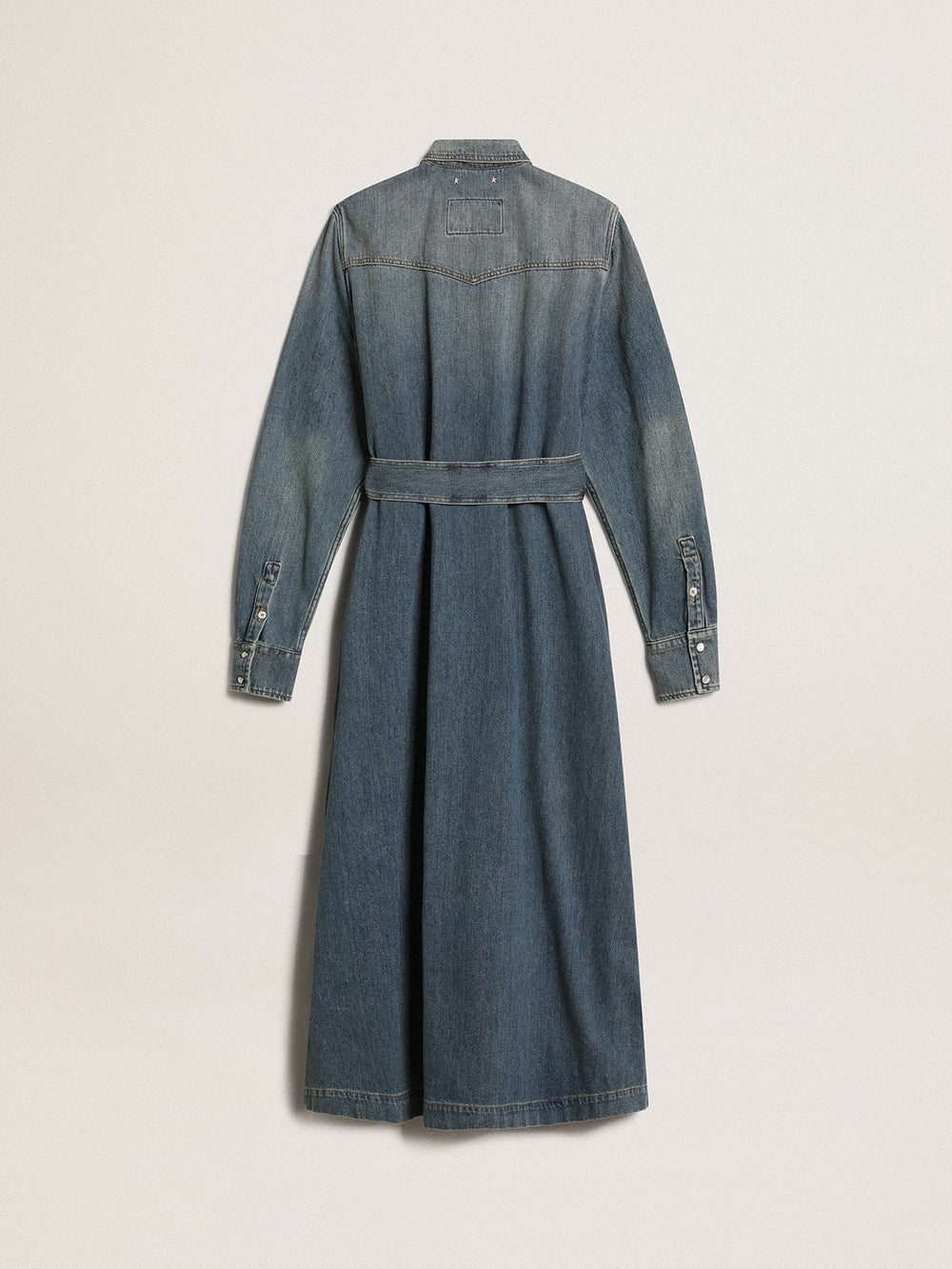 Women’s denim shirt dress | Golden Goose