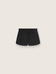 Women's black double-layer sports shorts