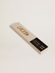 Dark gray Lurex laces with contrasting gold stars