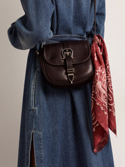 Women’s burgundy scarf | Golden Goose