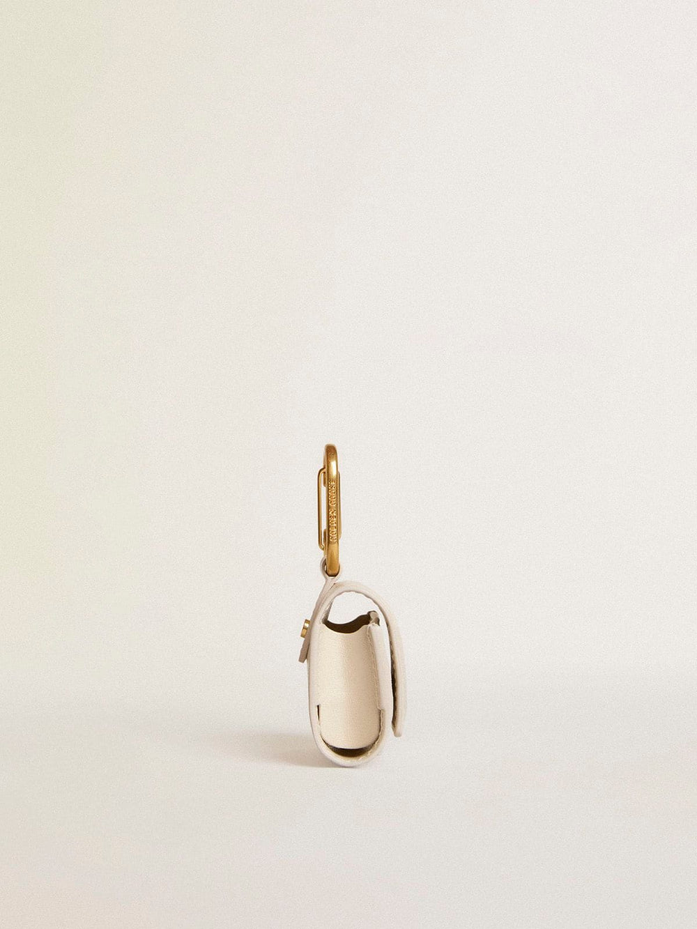 Worn white AirPod case