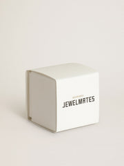 Band ring in antique silver color