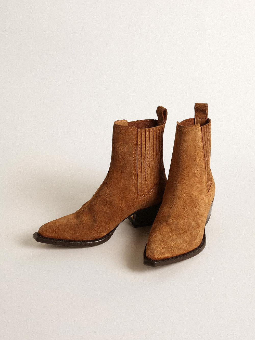 Debbie brown suede boots