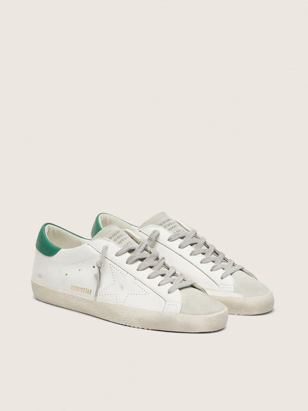 Men’s Super-Star with perforated star and green heel tab