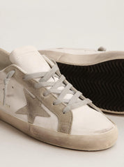 Men’s Super-Star with gray suede star and heel tab