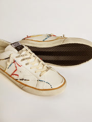 Men’s Super-Star LTD with perforated star and metallic leather heel tab