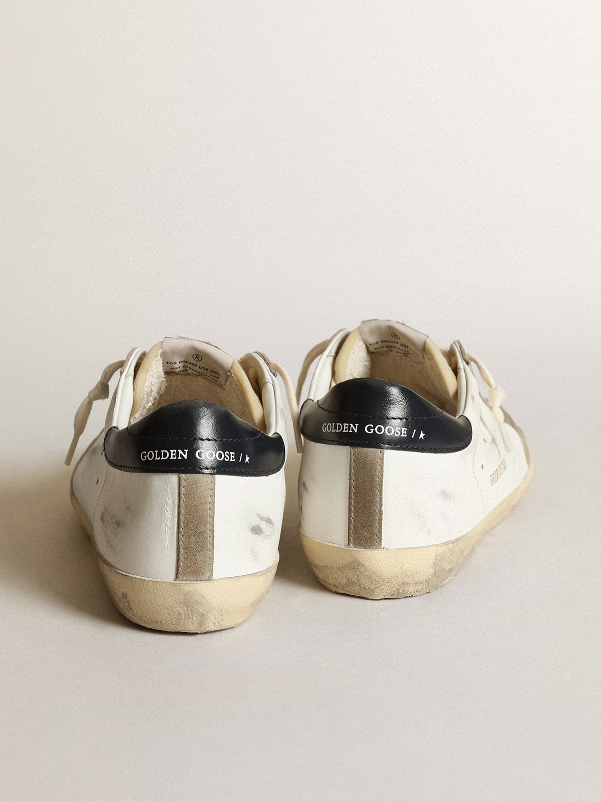 Men's Super-Star with perforated star and blue heel tab