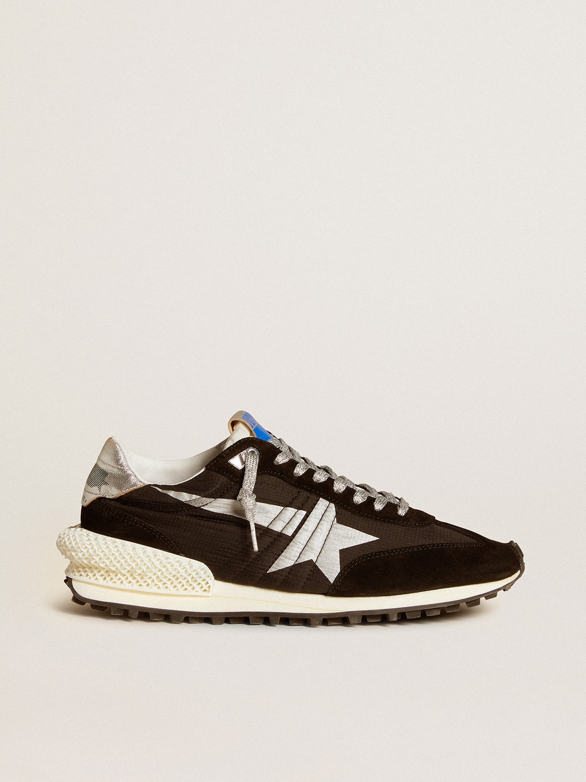Men’s Marathon with black ripstop nylon upper and silver star