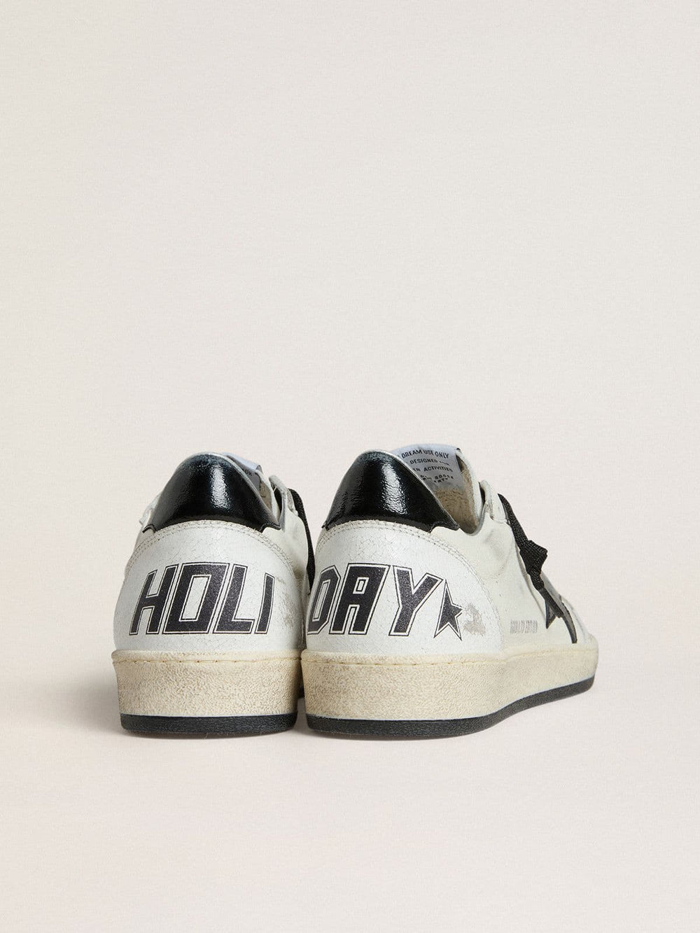 Men's Ball Star Wishes in nappa with black naplak star and heel tab