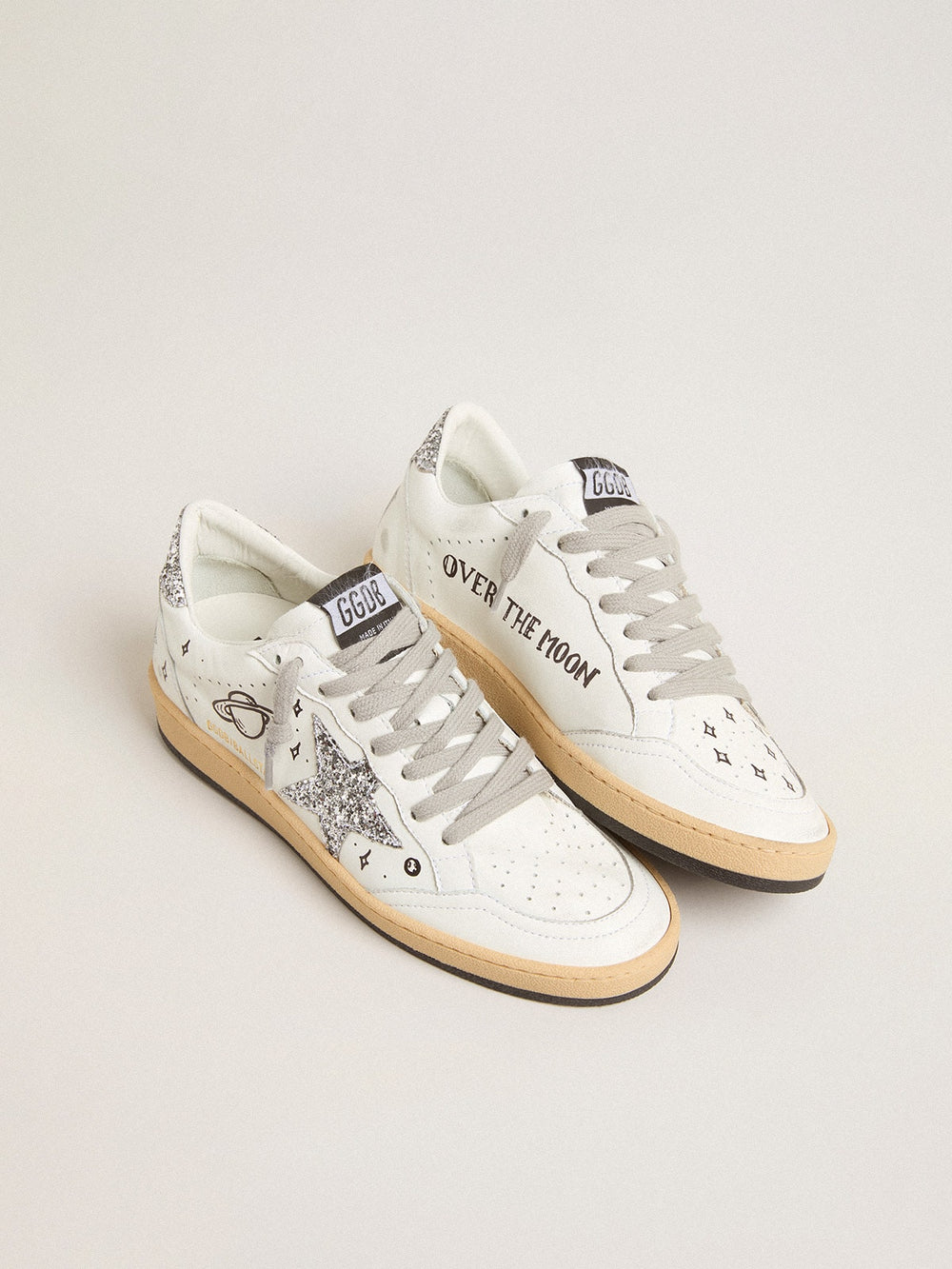 Men’s Ball Star Wishes in nappa leather with glitter star and heel tab