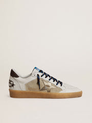Ball Star LTD with foiled crackle leather star and brown leather heel tab