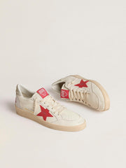 Valentine’s Day Men’s Ball Star with red leather star and red Swarovski lettering